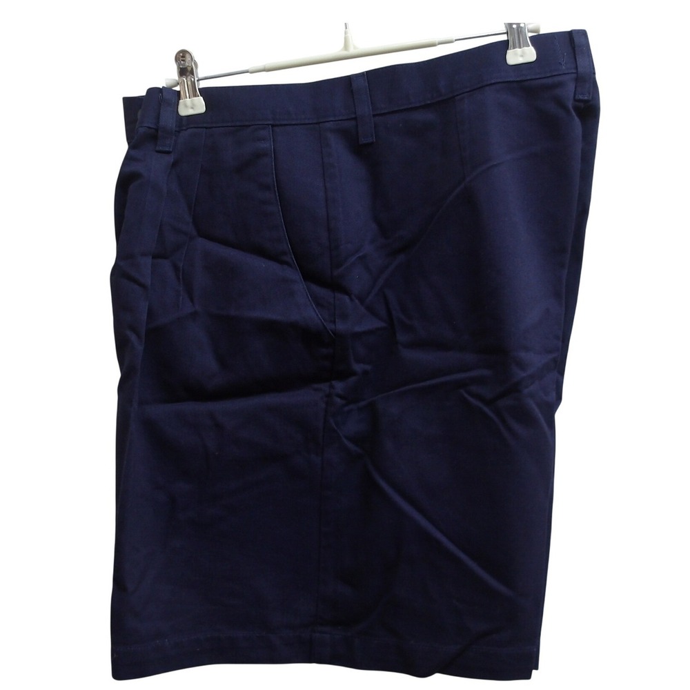 Lee Casuals Navy Blue Chino Shorts Womens Size 14 M (32"x7")Cotton Twill/#26516